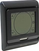 Терморегулятор сенсорный Warmcoin W91 датчик воздуха 3.6кВт 16А черный картинка 